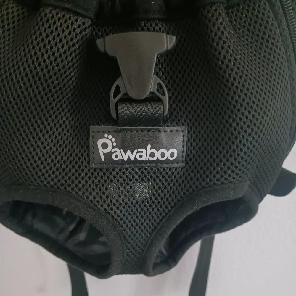 Pawaboo Black Pet Carrier Backpack, NWOT. Size S
